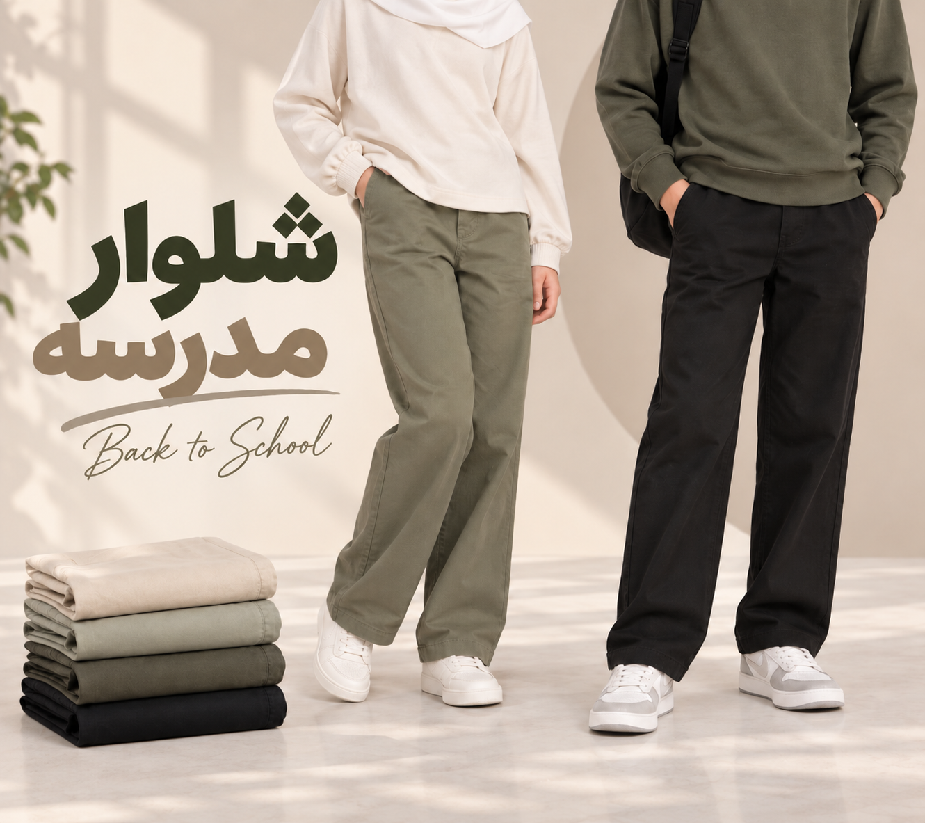 شلوار کتان