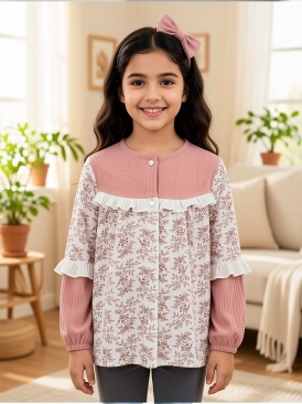 شومیز صورتی کد 155