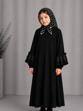 عبا مشکی نورا کد 2006