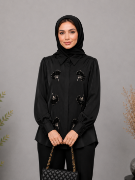 شومیز محرمی ساحل کد 4014