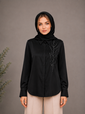 شومیز محرمی نیلا کد 4016