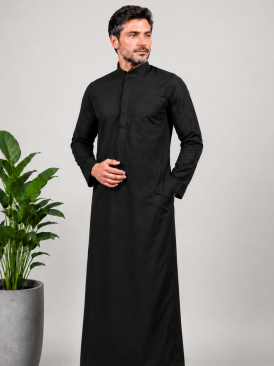 دشداشه مردانه مشکی  کد 2028