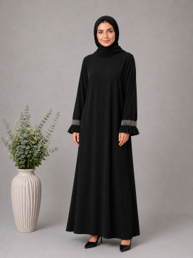 عبا مشکی مهدیس کد 6005