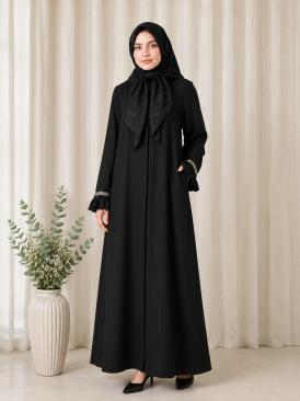 عبا مشکی ساحل کد 6004