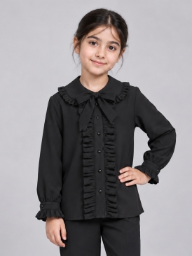 شومیز مشکی سلما کد 419
